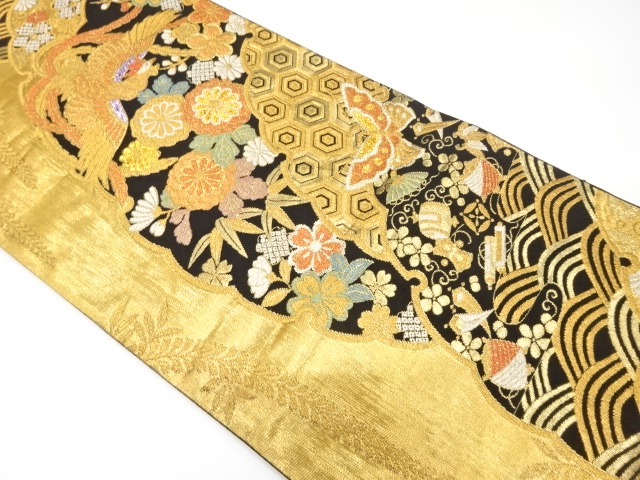 Japanese Kimono / Fukuro Obi Silk